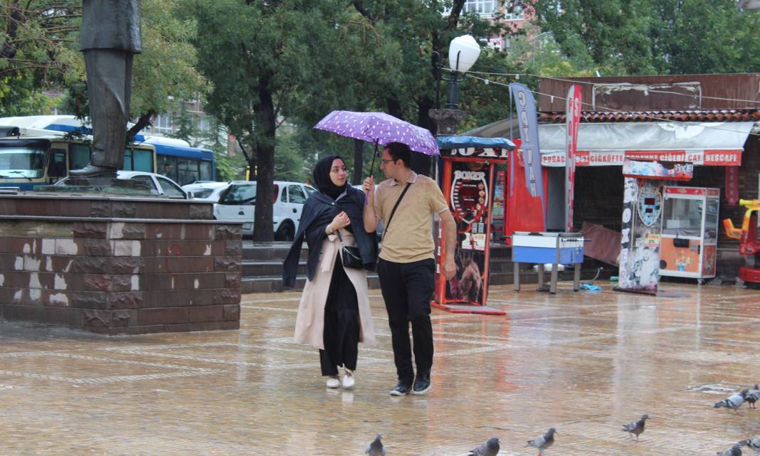 Ankara’da yağış etkili oldu 6