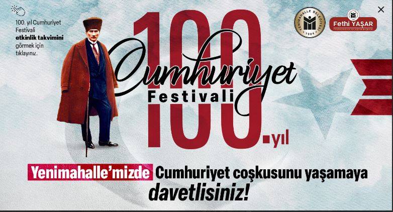 Yenimahalle'de 100. yıl etkinlikleri: Birbirinden ünlü isimler sahne alacak 1