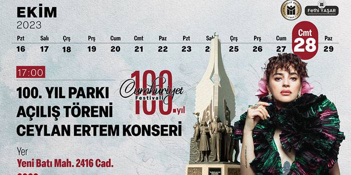 Yenimahalle'de 100. yıl etkinlikleri: Birbirinden ünlü isimler sahne alacak 12