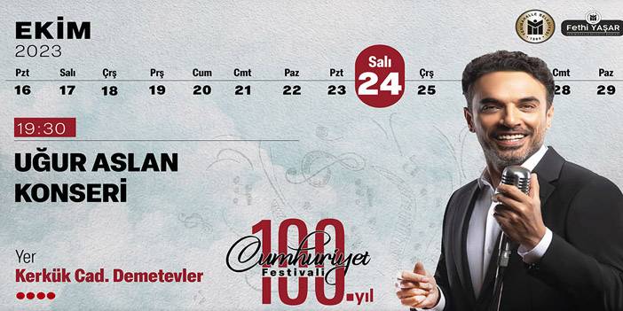 Yenimahalle'de 100. yıl etkinlikleri: Birbirinden ünlü isimler sahne alacak 7