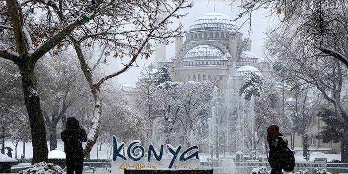 Dikkat meteoroloji uyarıyor! Konya'da kar yağışı bekleniyor