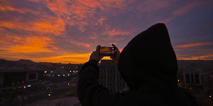 Ankara'da eşsiz manzarasıyla gün doğumu: İşte o kartpostallık görüntüler! 8