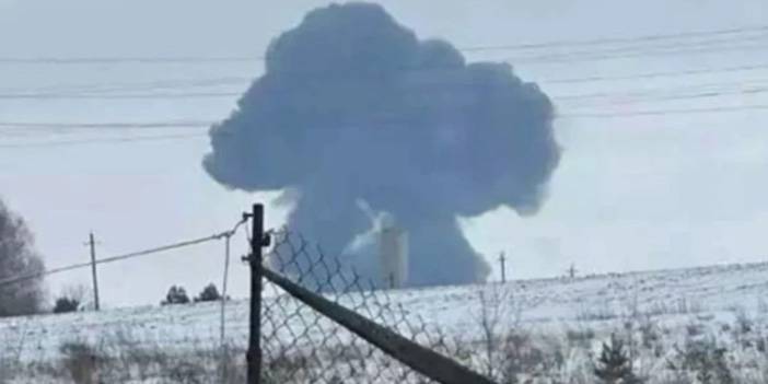 Rusya'da feci kaza: Esir askerleri taşıyan uçak düştü 2