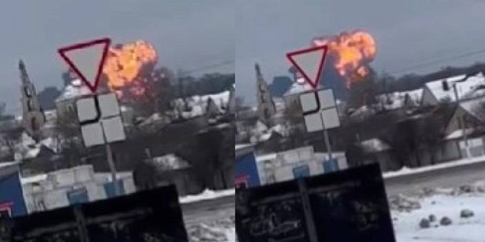 Rusya'da feci kaza: Esir askerleri taşıyan uçak düştü 4