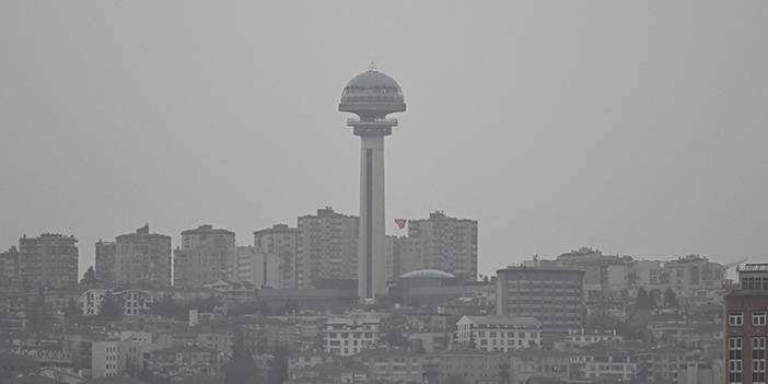 Ankara'da toz taşınımı böyle görüntülendi 3