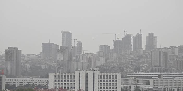 Ankara'da toz taşınımı böyle görüntülendi 5