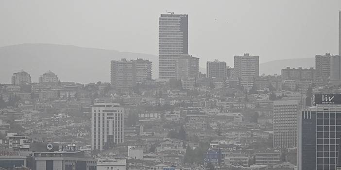 Ankara'da toz taşınımı böyle görüntülendi 6