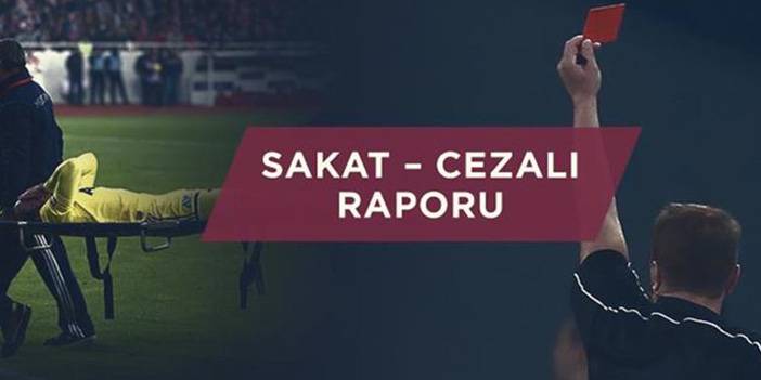 Trendyol Süper Lig'de sakat ve cezalı futbolcu listesi 1