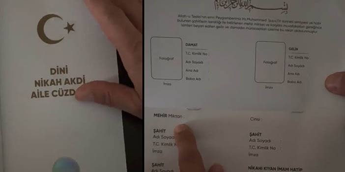 Dini Nikah'a resmiyet mi geliyor? Sosyal medyada yayınlandı 3