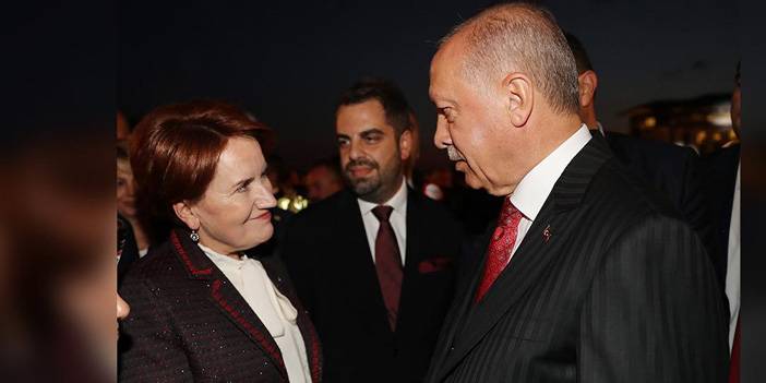 Cumhurbaşkanı Erdoğan ile Akşener Beştepe'de görüştü 1