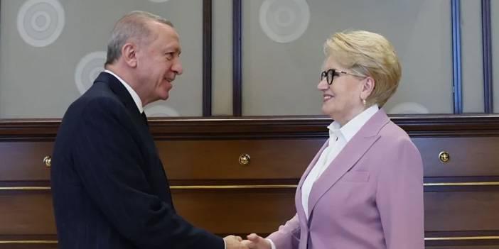 Cumhurbaşkanı Erdoğan ile Akşener Beştepe'de görüştü 3