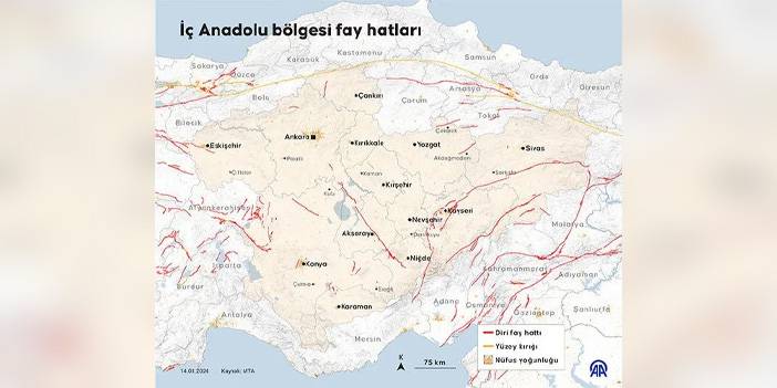 Türkiye'nin diri fay haritası güncellendi! 10