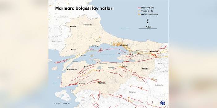 Türkiye'nin diri fay haritası güncellendi! 7