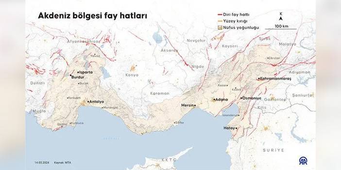 Türkiye'nin diri fay haritası güncellendi! 9