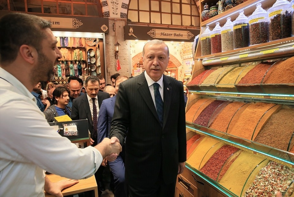 Erdoğan Mısır Çarşısı'nın açılış törenine katıldı 12