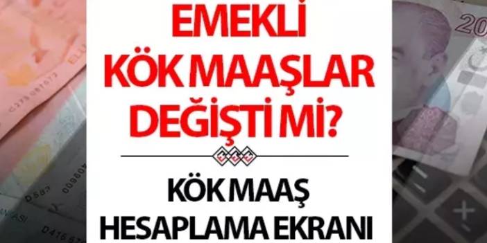 2024 Temmuz emekli kök maaş nasıl hesaplanır, ne kadar oldu?