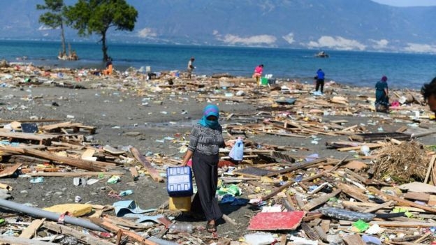 Endonezya'daki deprem ve tsunami sonrası görüntüler 39
