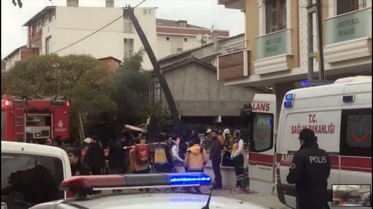 Sancaktepe'de helikopter düştü! İlk fotoğraflar... 6