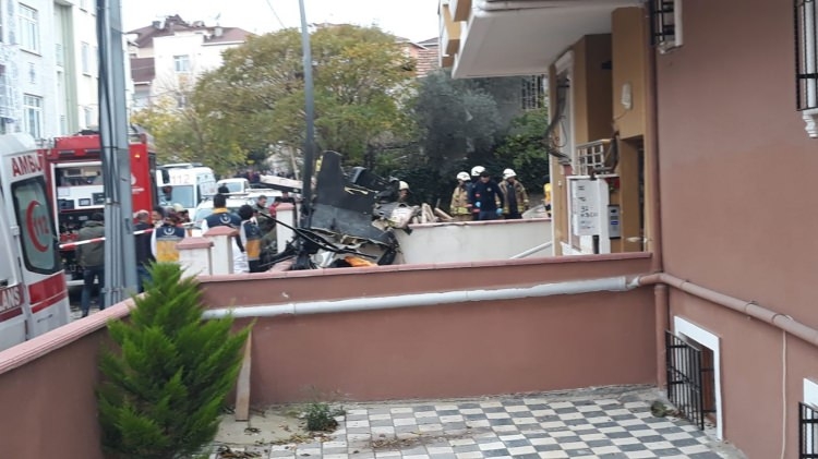 Sancaktepe'de helikopter düştü! İlk fotoğraflar... 8