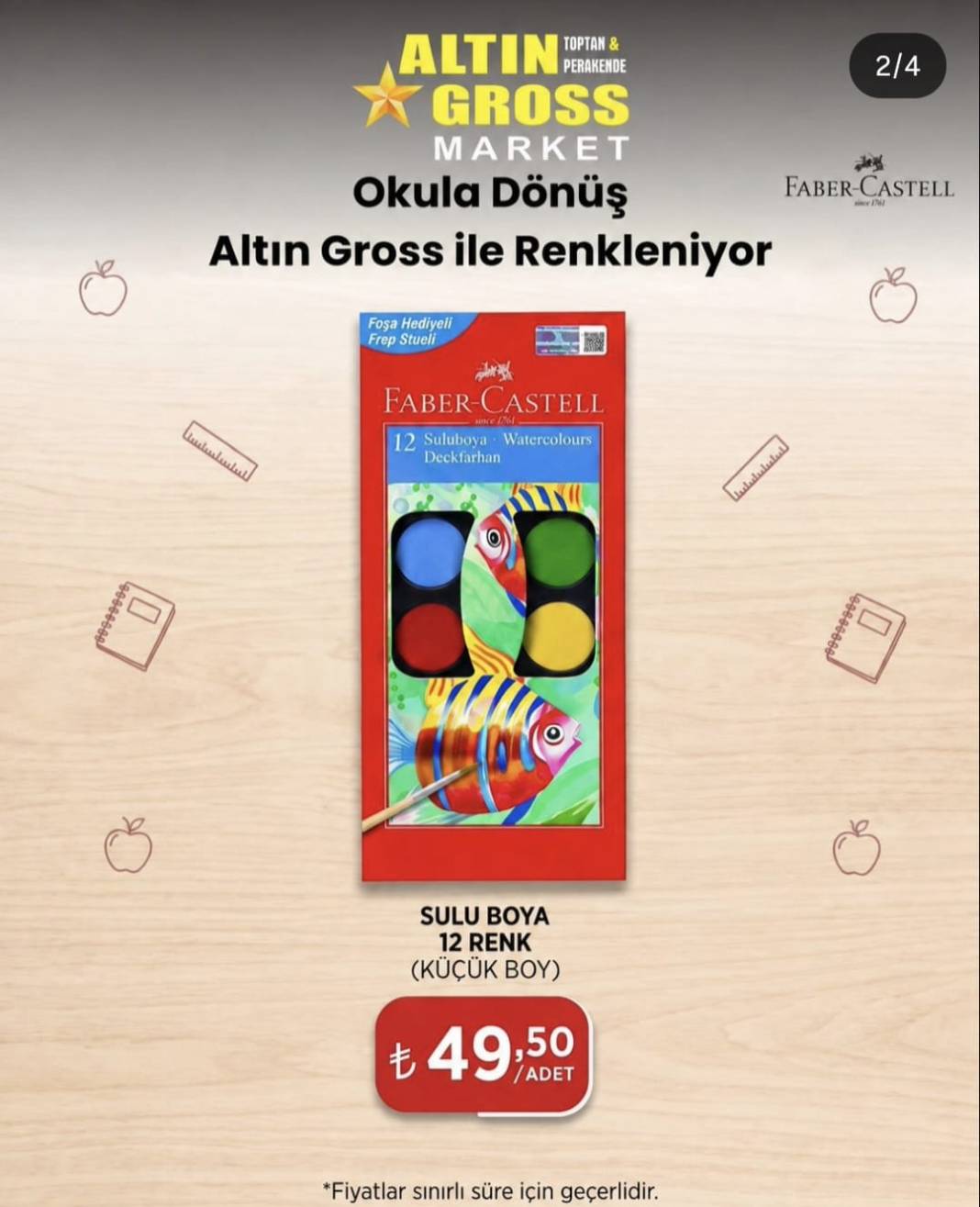 Altın Gross Marketlerde kırtasiye heyecanı başladı 3