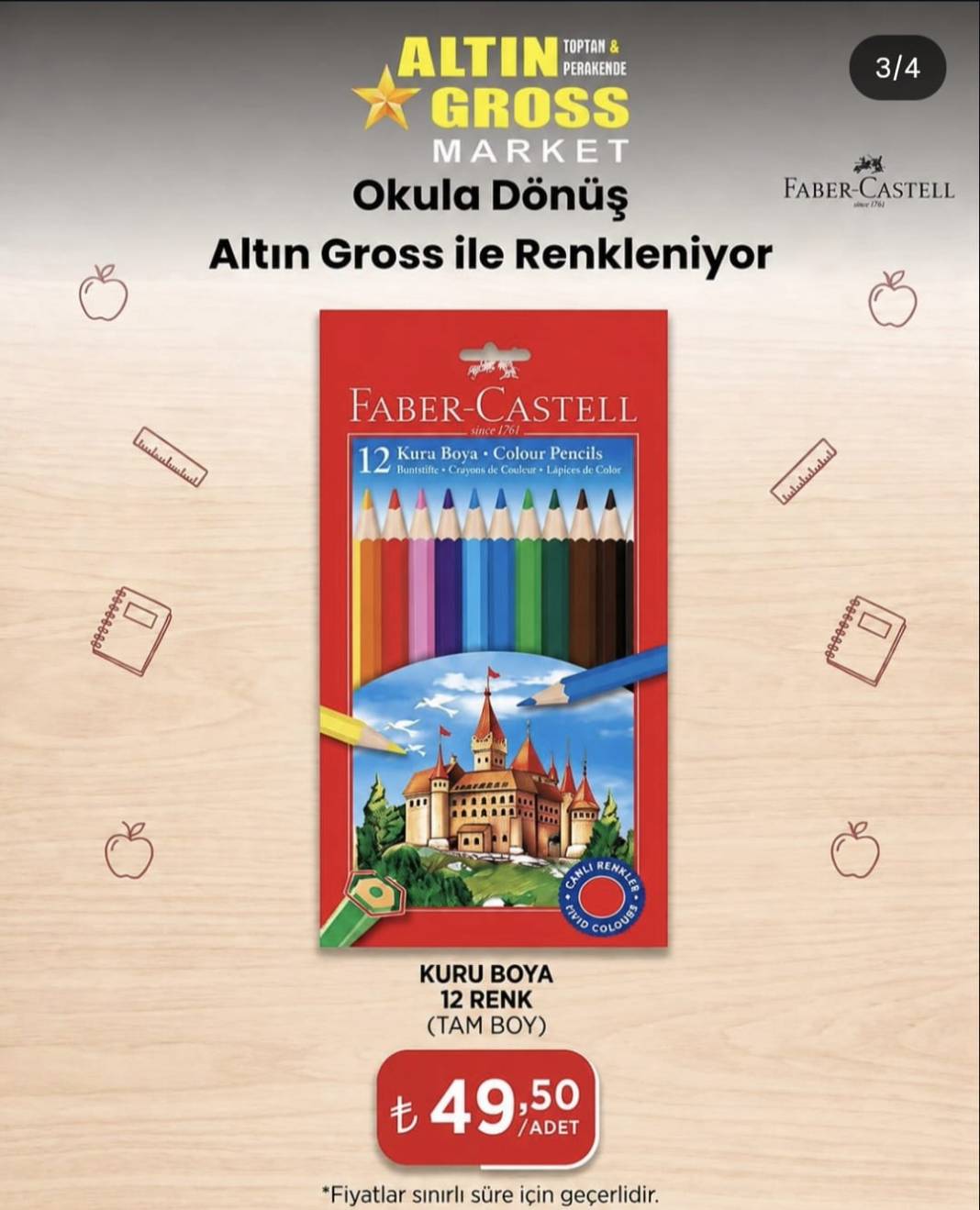 Altın Gross Marketlerde kırtasiye heyecanı başladı 4