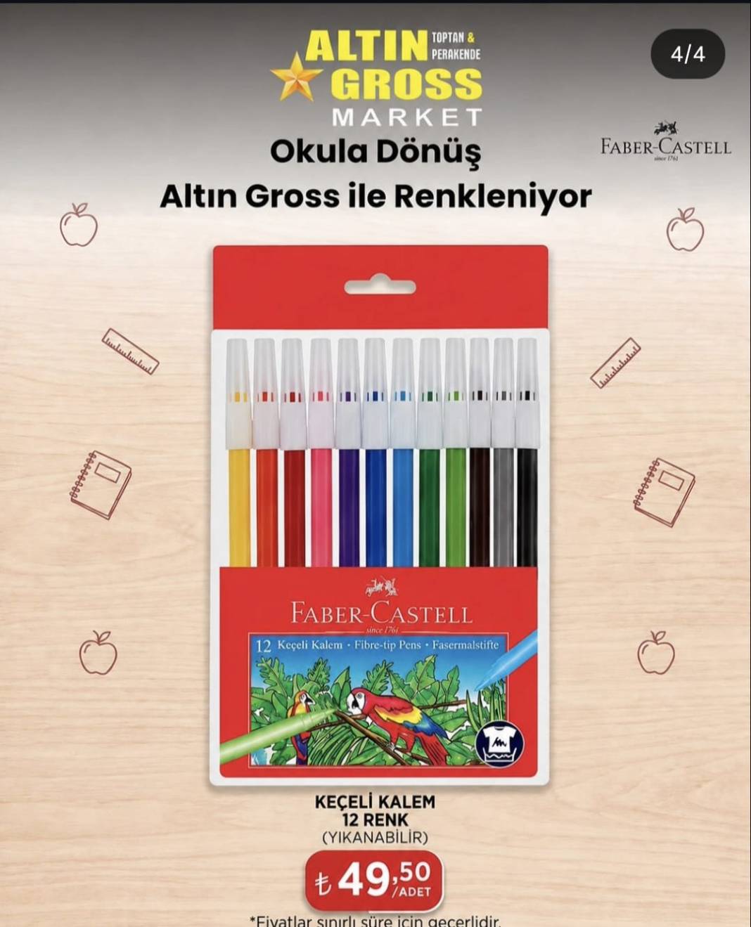 Altın Gross Marketlerde kırtasiye heyecanı başladı 5
