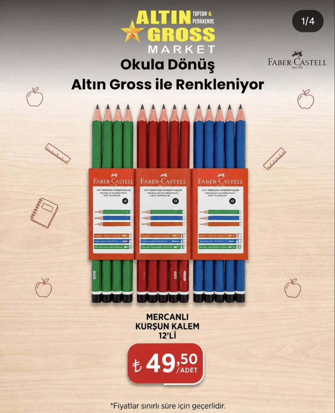 Altın Gross Marketlerde kırtasiye heyecanı başladı 7