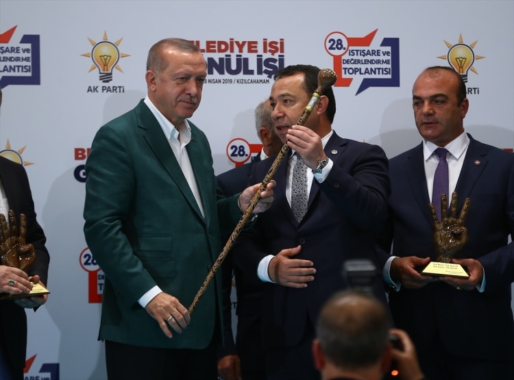 Başkan Erdoğan'ın ödül verdiği belediye başkanları 14