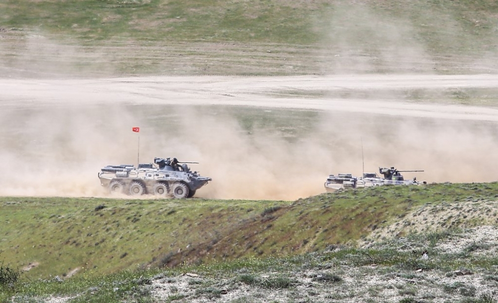 Türkiye ve Azerbaycan’dan savaş sahnelerini aratmayan tatbikat 1