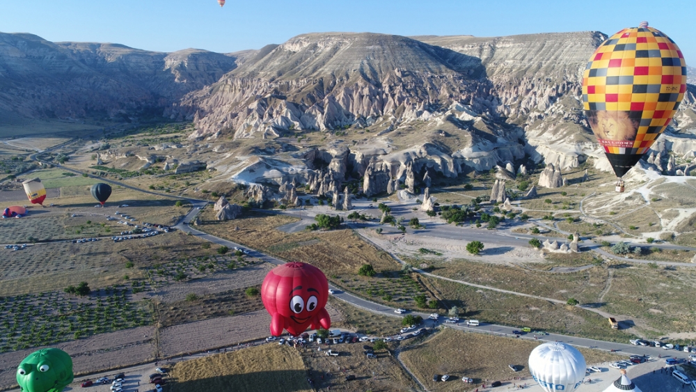 Uluslararası Kapadokya Balon Festivali'nden renkli görüntüler 23