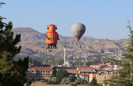 Uluslararası Kapadokya Balon Festivali'nden renkli görüntüler 6