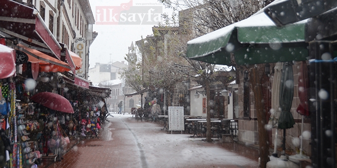 Hamamönü’nde kartpostallık kar görüntüleri 1