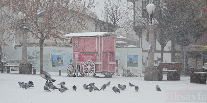 Hamamönü’nde kartpostallık kar görüntüleri 19