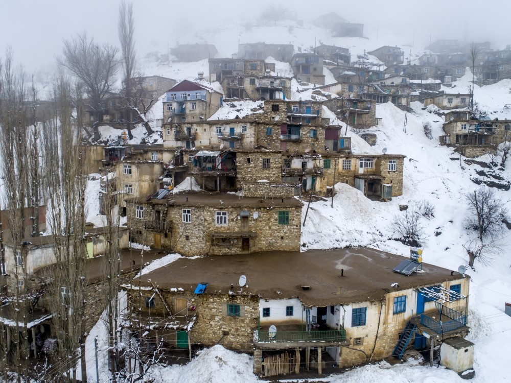 Diyarbakır’da kış mevsiminde köyde yaşam 1