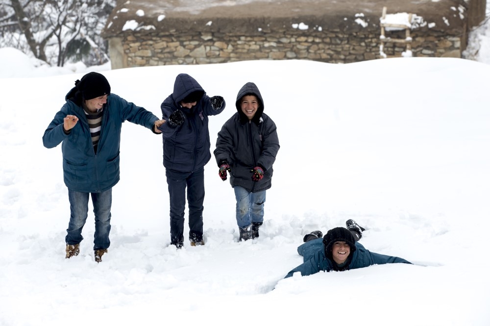 Diyarbakır’da kış mevsiminde köyde yaşam 12