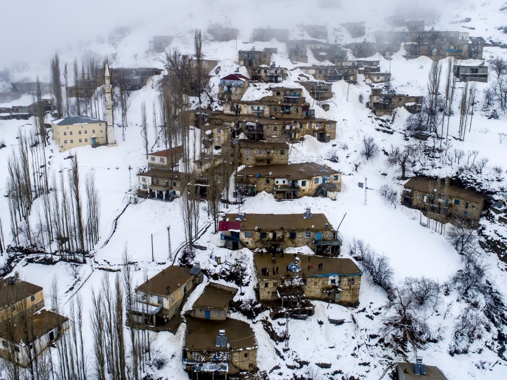 Diyarbakır’da kış mevsiminde köyde yaşam 2