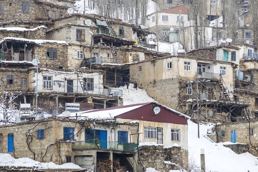 Diyarbakır’da kış mevsiminde köyde yaşam 6