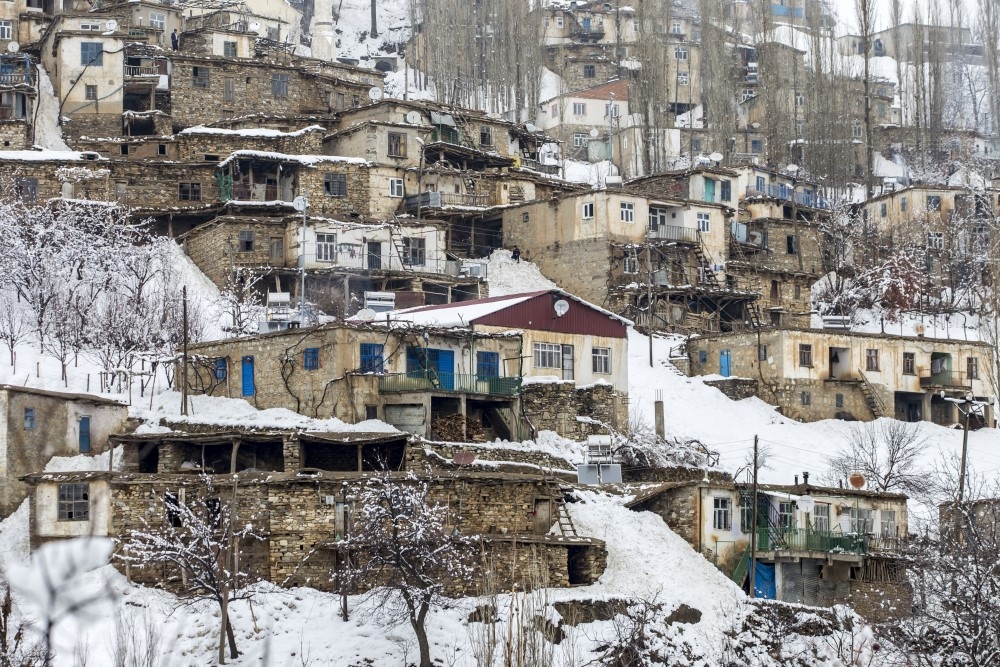 Diyarbakır’da kış mevsiminde köyde yaşam 7