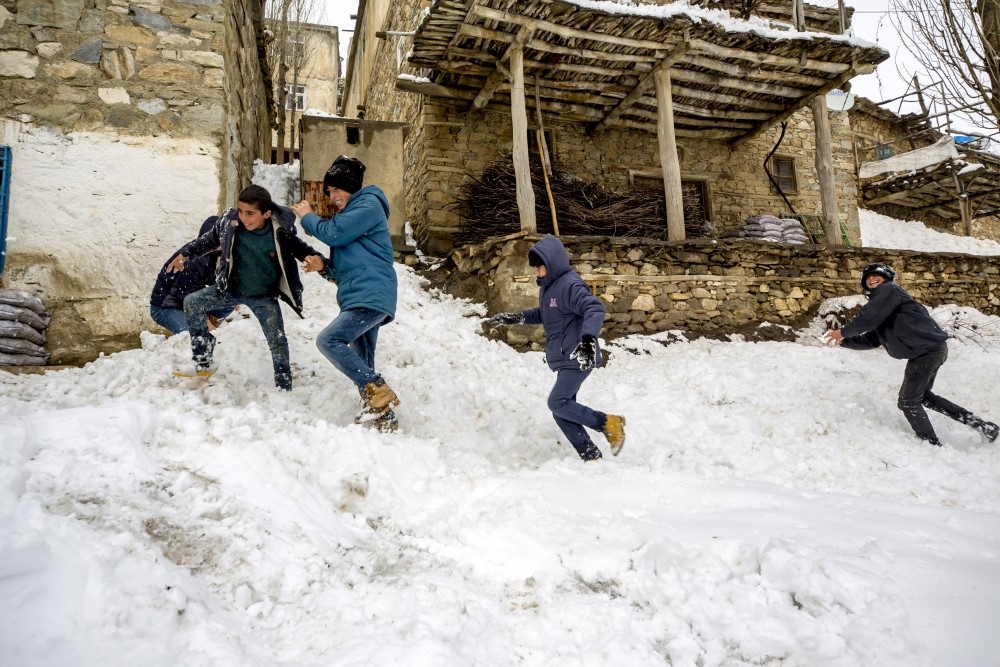 Diyarbakır’da kış mevsiminde köyde yaşam 9