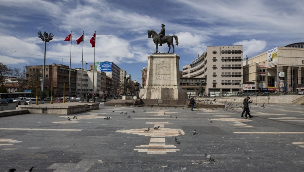 Ankara sokakları boş kaldı 5