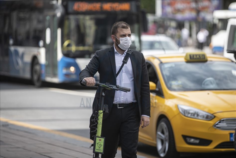 Başkent'te maske takmanın zorunlu olduğu ilk gün... 8