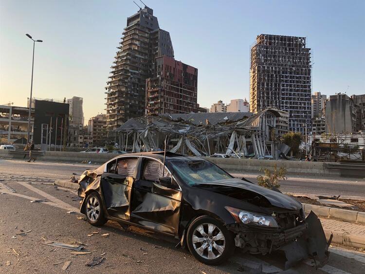 Lübnan Beyrut limanında korkunç patlama: Olay yeri fotoğrafları 8