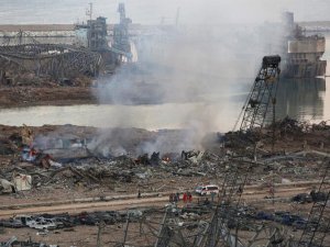 Lübnan Beyrut limanında korkunç patlama: Olay yeri fotoğrafları