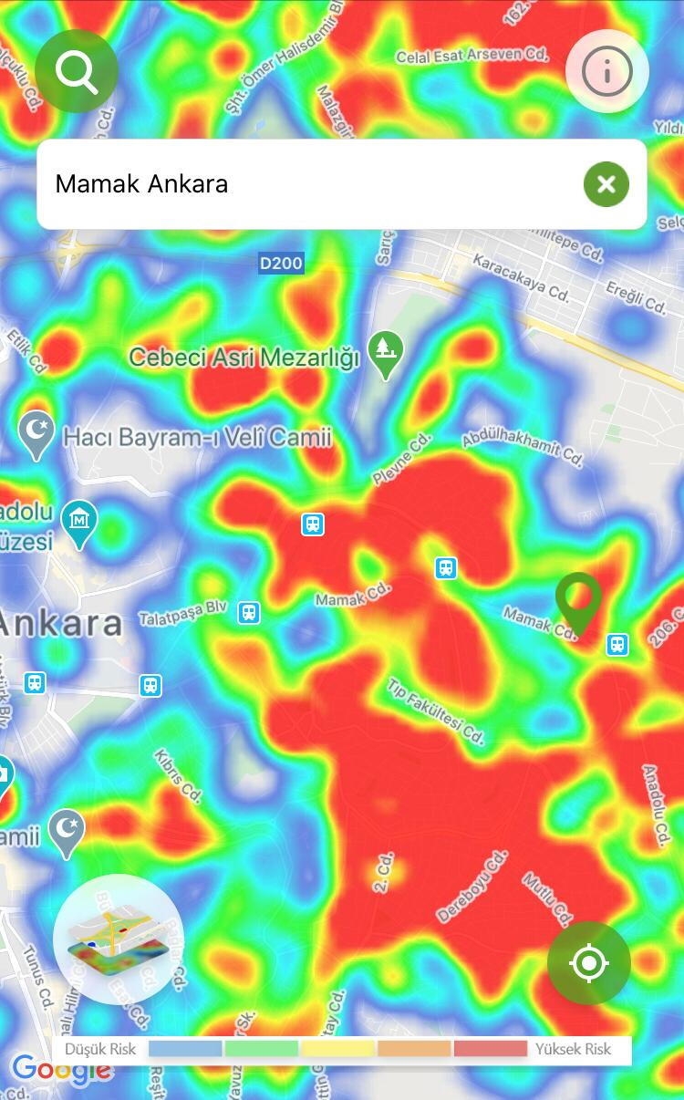 Ankara'nın koronavirüs haritası 6