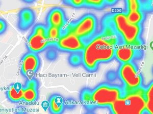 Ankara'nın koronavirüs haritası