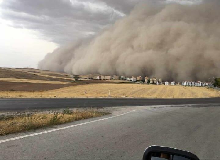 Ankara'da kum fırtınası 14