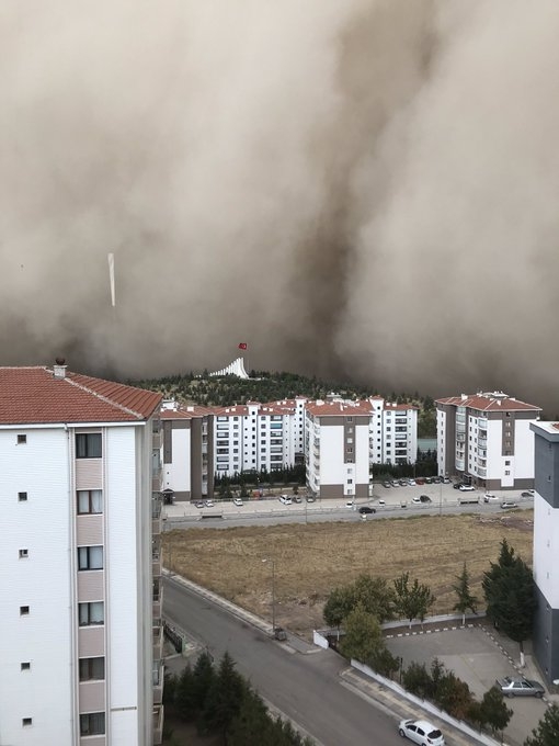 Ankara'da kum fırtınası 2