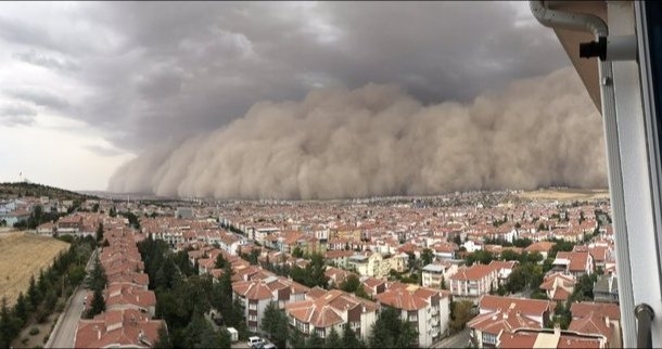 Ankara'da kum fırtınası 5