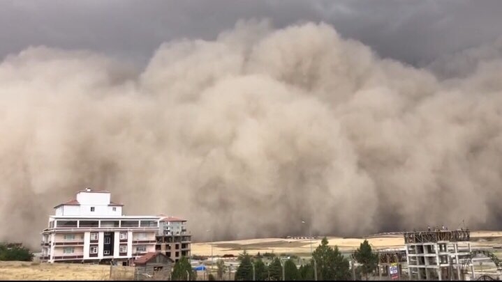 Ankara'da kum fırtınası 8