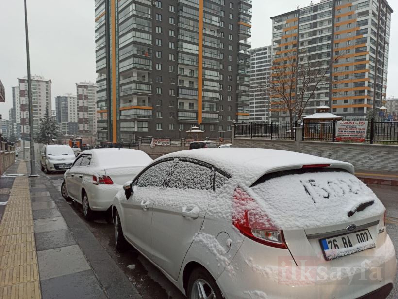 Ankara'da kar yağışı etkili oldu 6